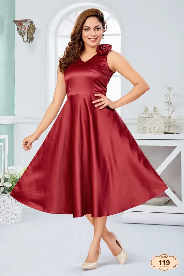 Elegant_Burgundy_Satin_Fit_&_Flare_Midi_Dress_With_Rose