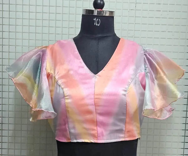 Pastel_Rainbow_Iridescent_Flutter_Sleeve_Blouse