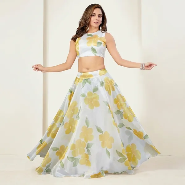Women'S_Floral_Print_Two-Piece_Crop_Top_And_Lehenga_Skirt_Set
