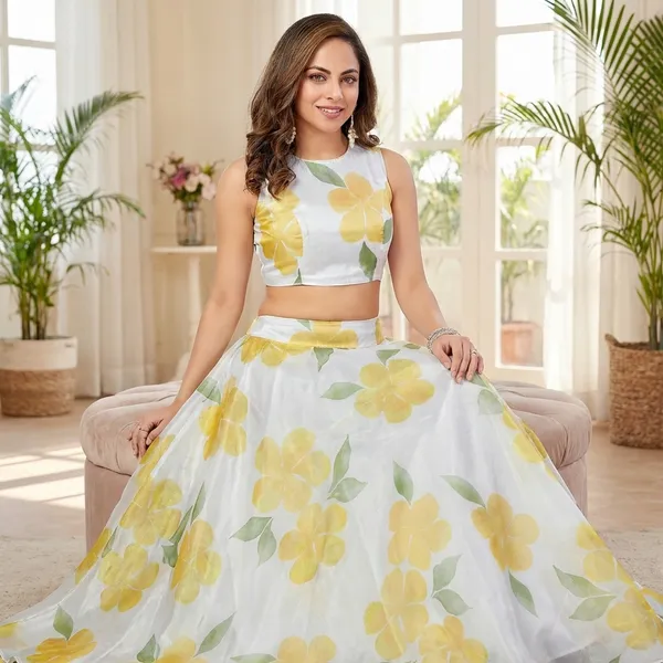 Women'S_Floral_Print_Two-Piece_Crop_Top_And_Lehenga_Skirt_Set