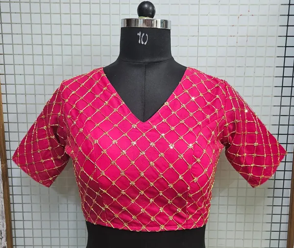 Pink_Gota_Patti_Work_Designer_Blouse