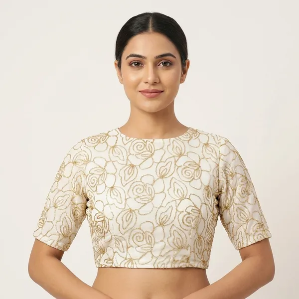 Elegant_Off-White_And_Gold_Embroidered_Crop_Top_Blouse
