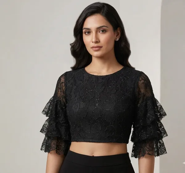 Black_Lace_Blouse_With_Ruffle_Sleeves