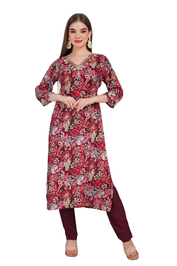 Women_Rayon_Kurta_And_Trouser_With_Dupatta_Set_Elegant_Party_And_Festive_Wear