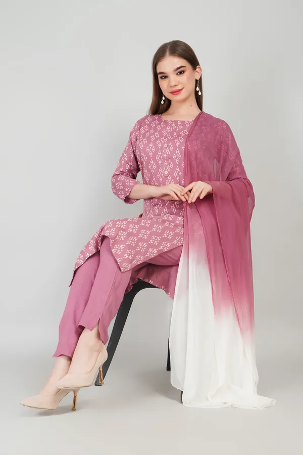 Women_Rayon_Kurta_And_Trouser_With_Dupatta_Set_Elegant_Party_And_Festive_Wear