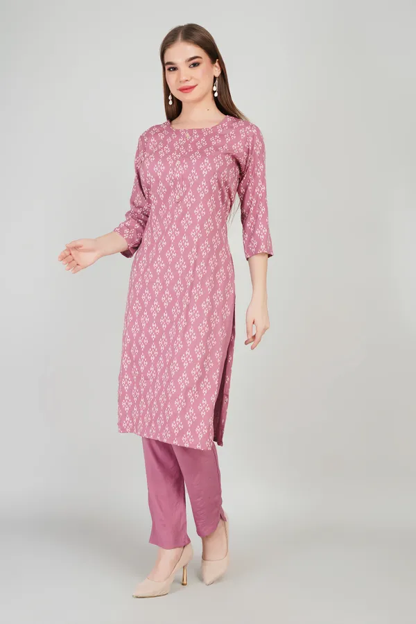 Women_Rayon_Kurta_And_Trouser_With_Dupatta_Set_Elegant_Party_And_Festive_Wear