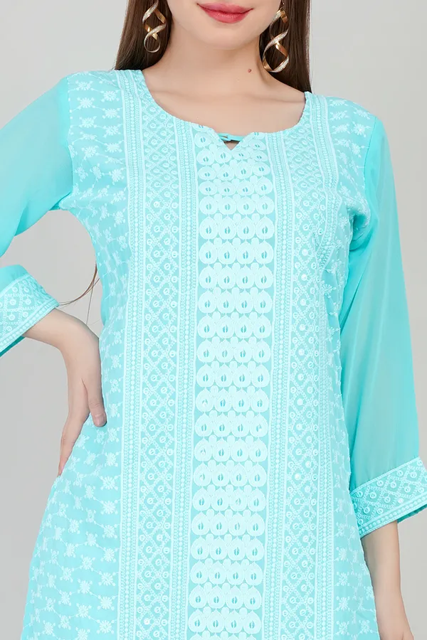 Women_Georgette_Kurta_And_Trouser_With_Dupatta_Set_Elegant_Party_And_Festive_Wear