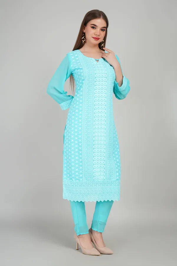 Women_Georgette_Kurta_And_Trouser_With_Dupatta_Set_Elegant_Party_And_Festive_Wear