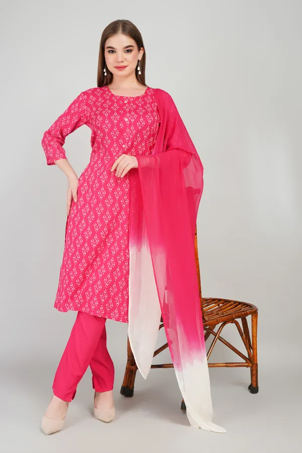 Women_Rayon_Kurta_And_Trouser_With_Dupatta_Set_Elegant_Party_And_Festive_Wear