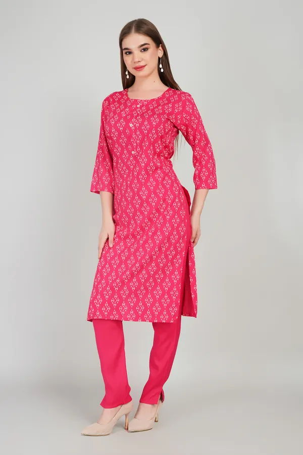 Women_Rayon_Kurta_And_Trouser_With_Dupatta_Set_Elegant_Party_And_Festive_Wear