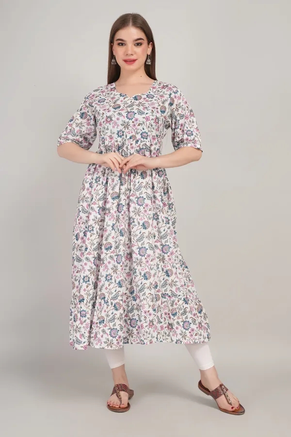 White_Women_Cotton_Kurti_Elegant_Party_And_Festive_Wear