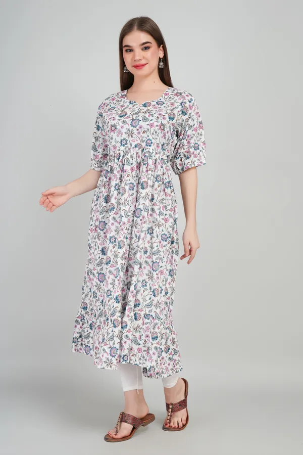 White_Women_Cotton_Kurti_Elegant_Party_And_Festive_Wear