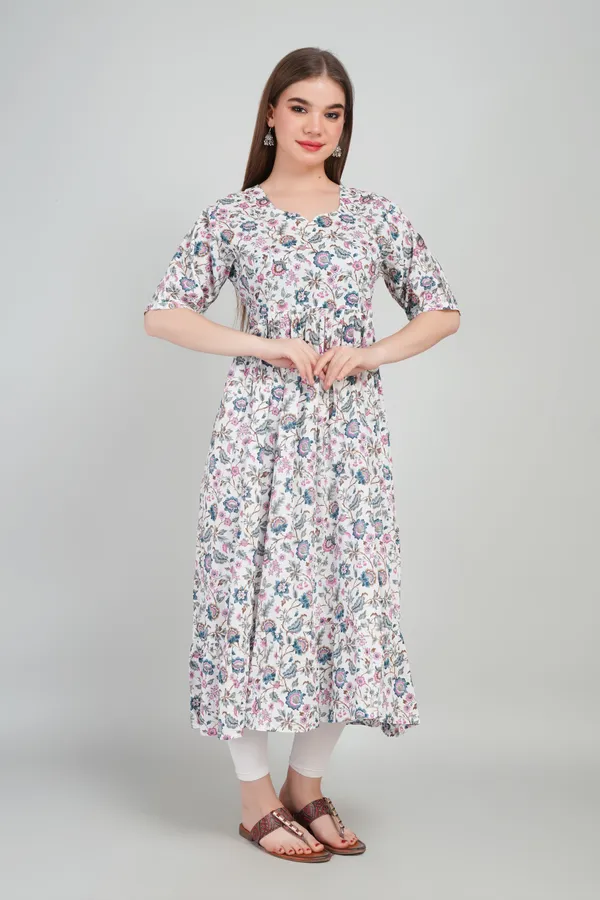 White_Women_Cotton_Kurti_Elegant_Party_And_Festive_Wear
