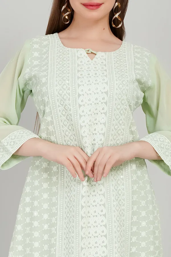 Women_Georgette_Kurta_And_Trouser_With_Dupatta_Set_Elegant_Party_And_Festive_Wear