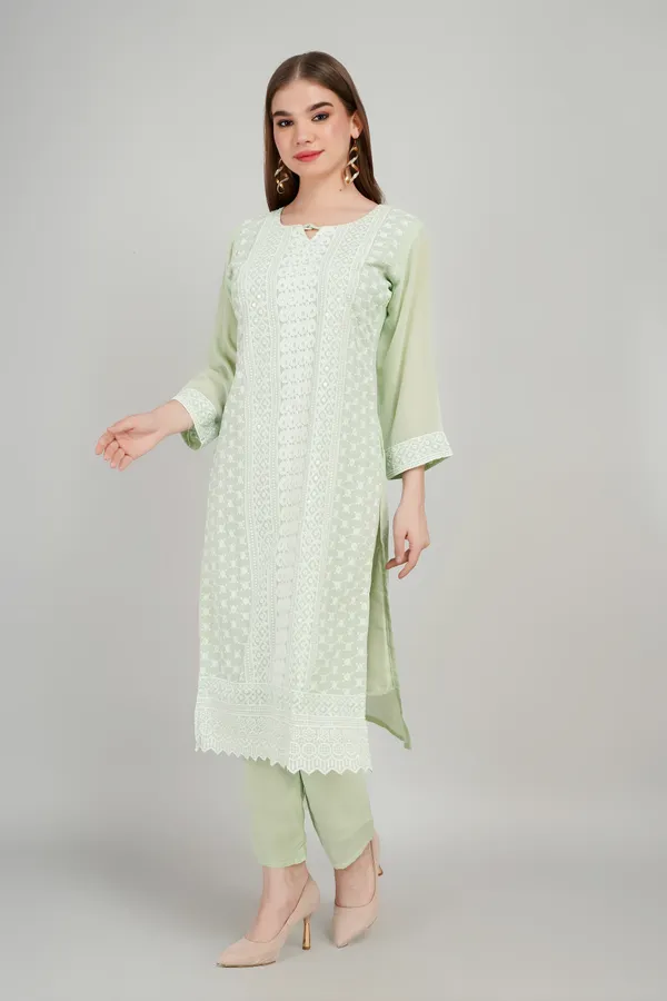 Women_Georgette_Kurta_And_Trouser_With_Dupatta_Set_Elegant_Party_And_Festive_Wear