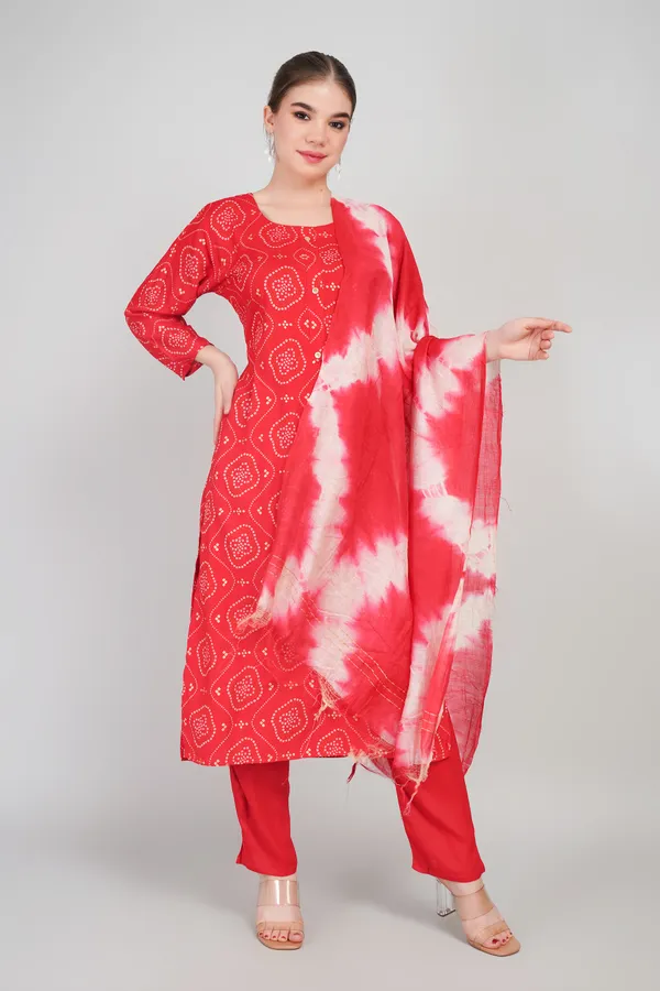 Women_Rayon_Kurta_And_Trouser_With_Dupatta_Set_Elegant_Party_And_Festive_Wear