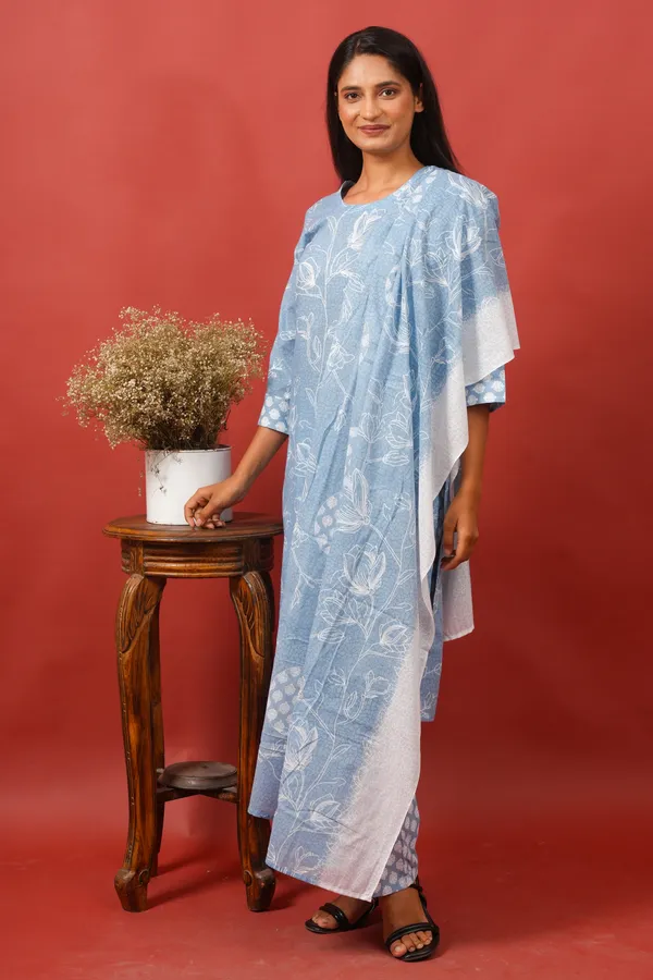 Women_Cotton_Kurta_And_Trouser_With_Dupatta_Set_Elegant_Party_And_Festive_Wear_For_Women