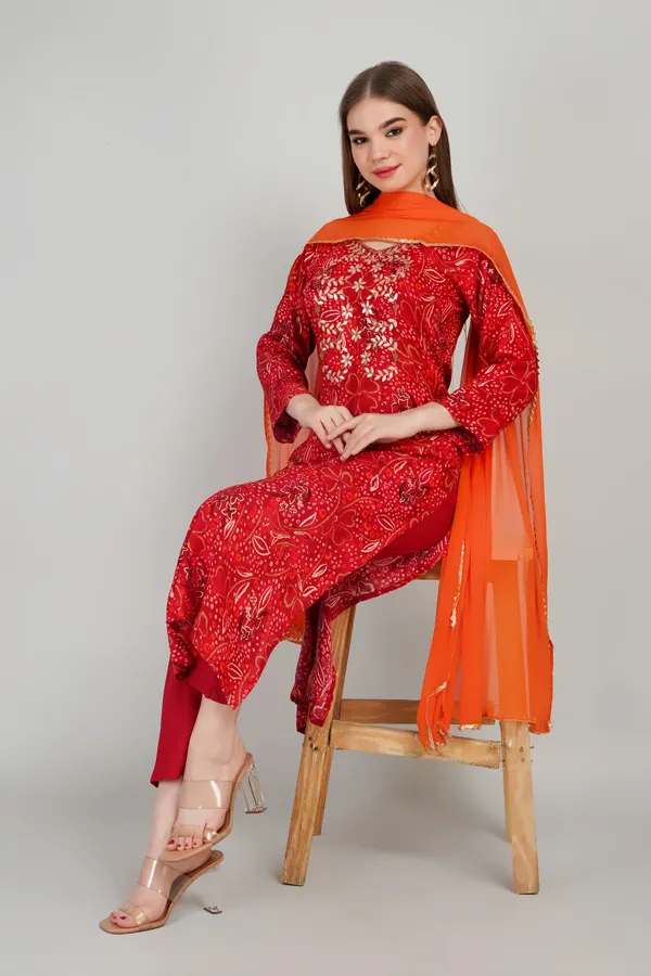 Women_Rayon_Kurta_And_Trouser_With_Dupatta_Set_Elegant_Party_And_Festive_Wear