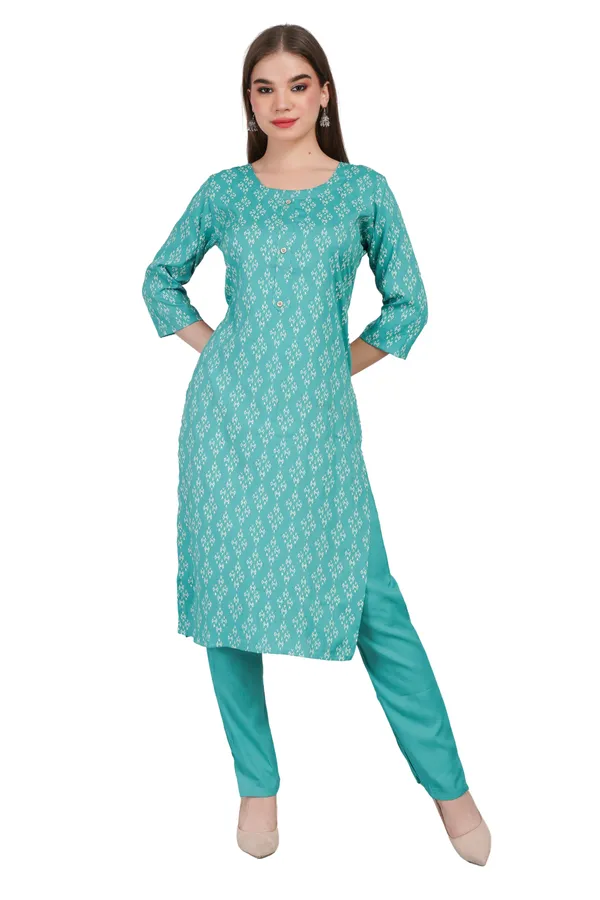 Women_Rayon_Kurta_And_Trouser_With_Dupatta_Set_Elegant_Party_And_Festive_Wear