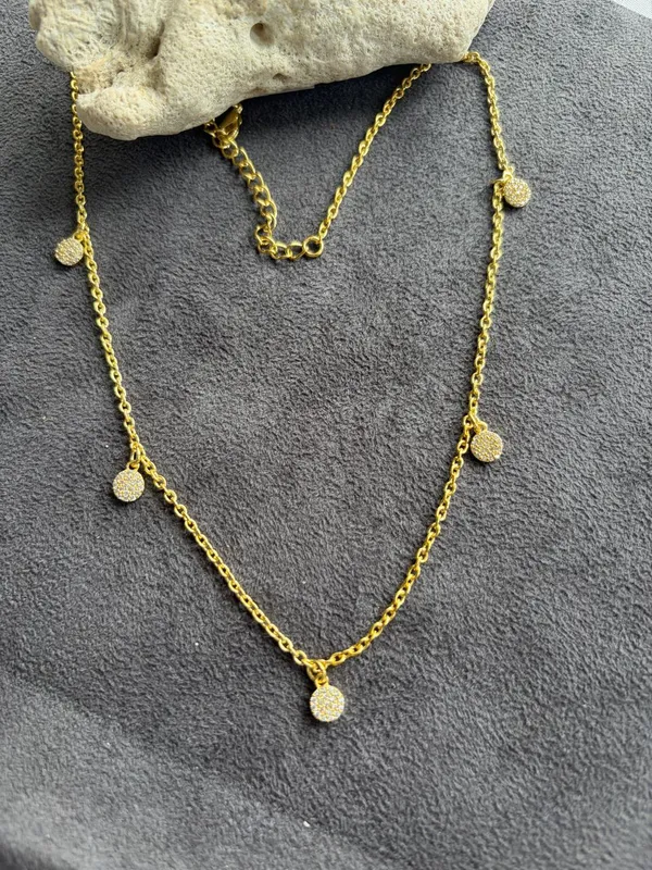 Premium_And_Fancy_Design_Brass_Tiny_Drops_Necklace