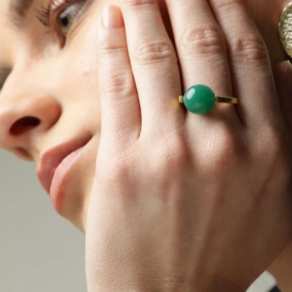 Premium_And_Fancy_Design_Brass_Queen_Ring_Green