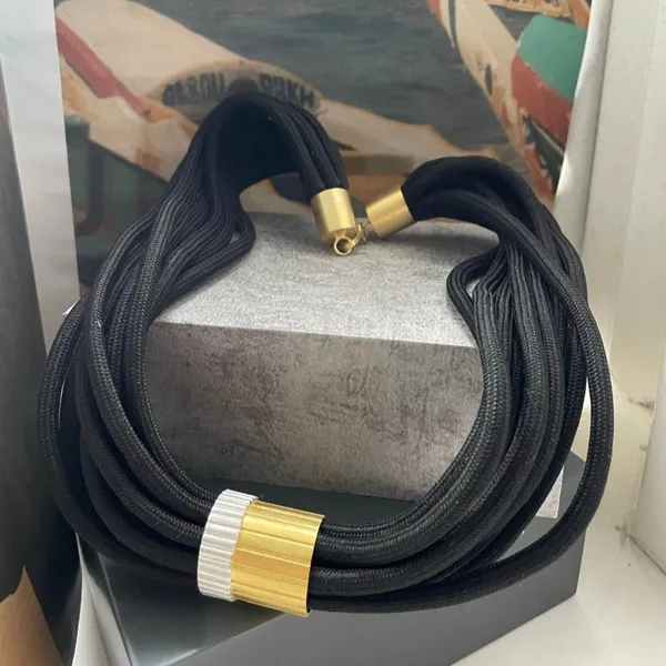 Premium_And_Fancy_Design_Brass_Impression_Necklace_Black