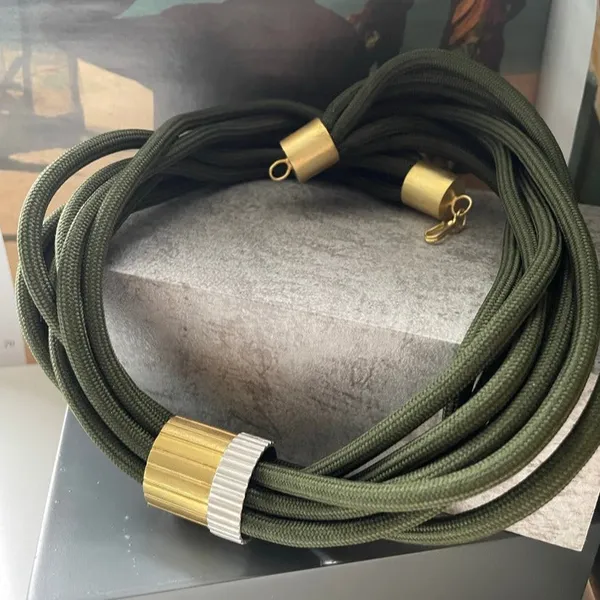 Premium_And_Fancy_Design_Brass_Impression_Necklace_Dark_Green