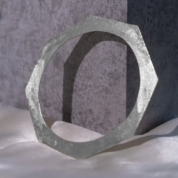Premium_And_Fancy_Design_Brass_Hexagon_Bracelet_Silver