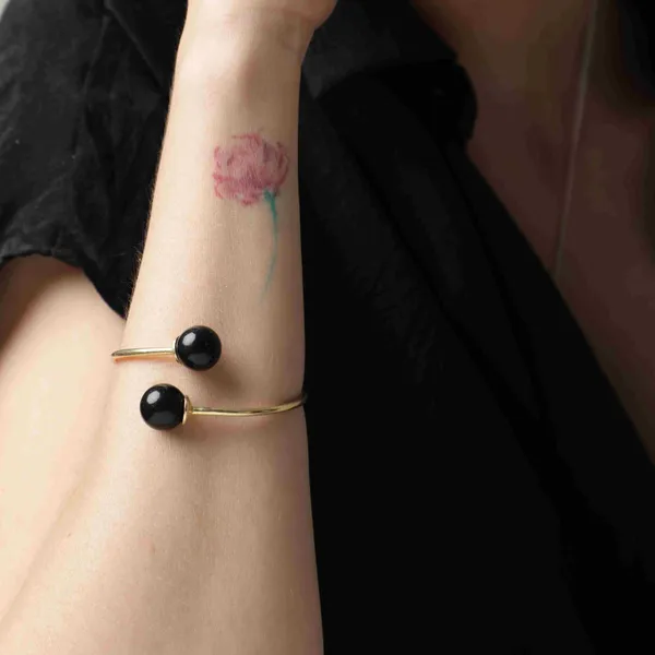 Premium_And_Fancy_Design_Brass_Endless_Bracelet_Black