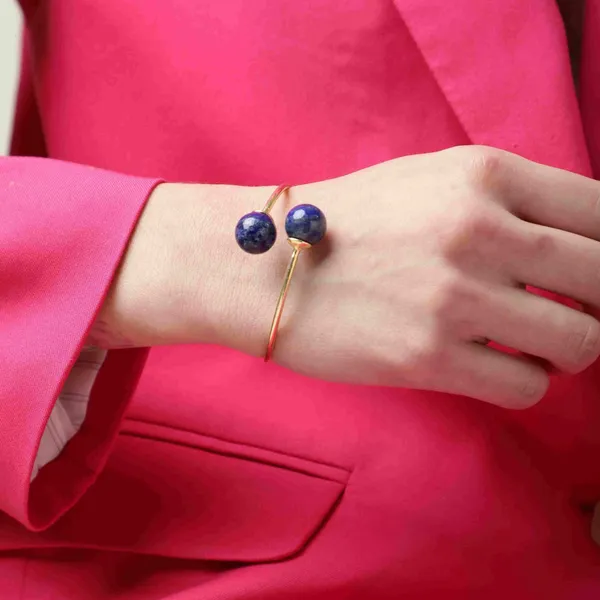 Premium_And_Fancy_Design_Brass_Endless_Bracelet_Navy_Blue
