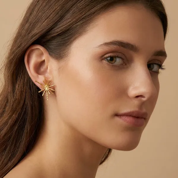 Premium_And_Fancy_Design_Brass_Spark_Earring_Gold