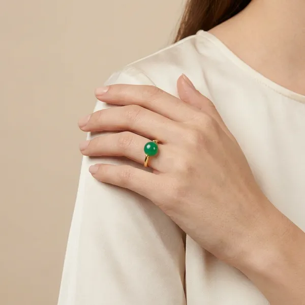 Premium_And_Fancy_Design_Brass_Queen_Ring_Green