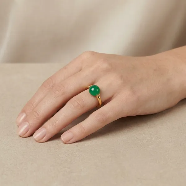 Premium_And_Fancy_Design_Brass_Queen_Ring_Green