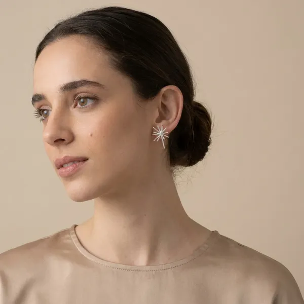 Premium_And_Fancy_Design_Brass_Spark_Earring_Silver