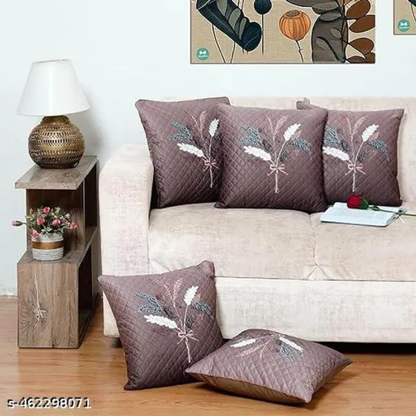 Grey_Ultra_Soft_Holland_Velvet_Rose_Printed_Cushion_Cover_Pack_Of_5