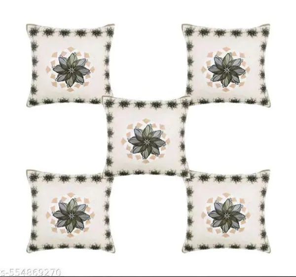 White_Designer_Cushion_Covers_Pack_Of_5