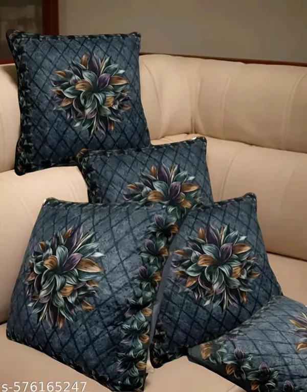 Blue_Ultra_Soft_Holland_Velvet_Cushion_Cover_Set_Pack_Of_5