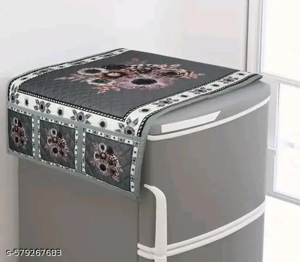 Grey_Modern_Fridge_Cover_Pack_Of_1