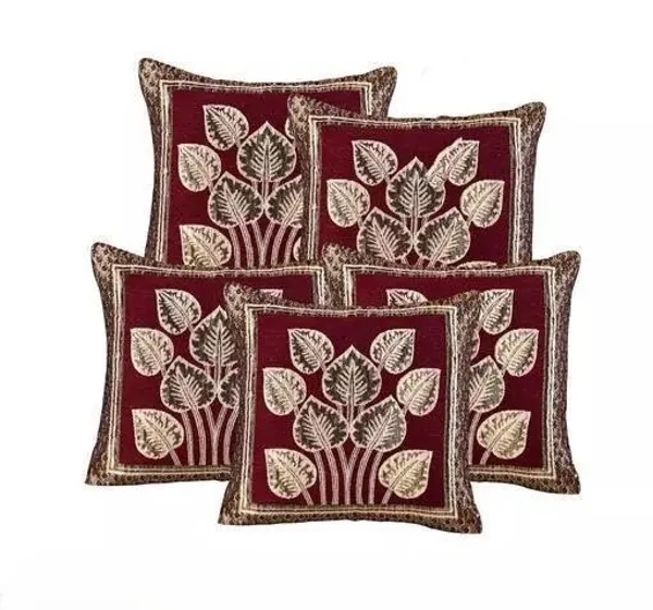 Maroon_Voguish_Cushion_Covers_Pack_Of_5
