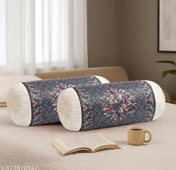 Multicolor_Ultra_Soft_Holland_Velvet_Rose_Printed_Bolster_Cover_Pack_Of_2