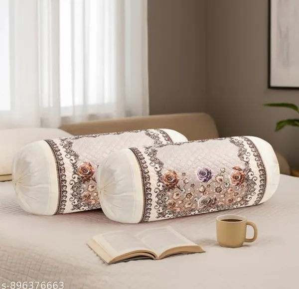 Multicolor_Ultra_Soft_Holland_Velvet_Rose_Printed_Bolster_Cover_Pack_Of_2