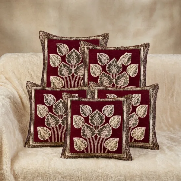 Maroon_Voguish_Cushion_Covers_Pack_Of_5