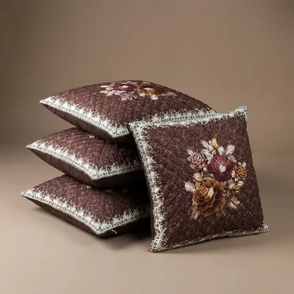 Brown_Ultra_Soft_Holland_Velvet_Rose_Printed_Cushion_Cover_Pack_Of_5