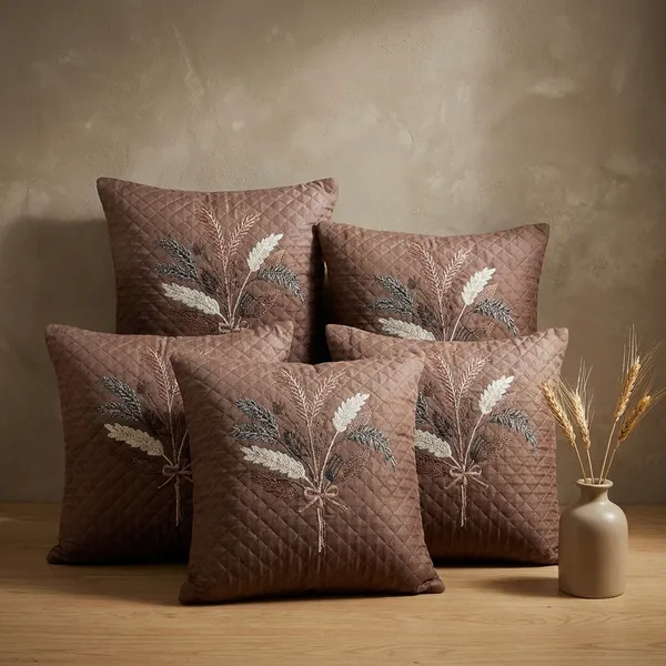 Grey_Ultra_Soft_Holland_Velvet_Rose_Printed_Cushion_Cover_Pack_Of_5