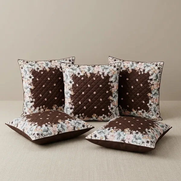 Brown_Ultra_Soft_Holland_Velvet_Rose_Printed_Cushion_Cover_Pack_Of_5