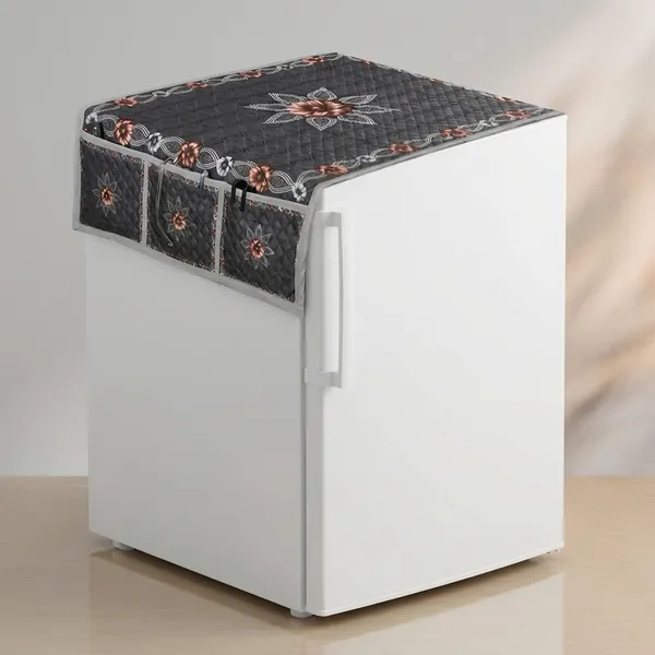 Grey_Trendy_Fridge_Cover_Pack_Of_1