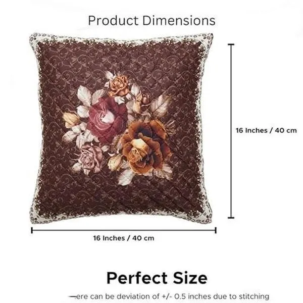 Brown_Ultra_Soft_Holland_Velvet_Rose_Printed_Cushion_Cover_Pack_Of_5