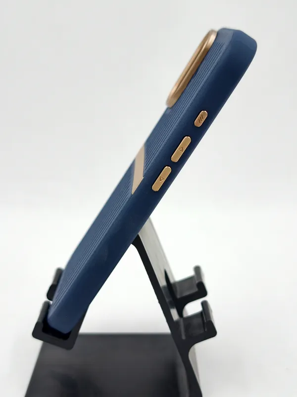 Blue_Silicone_Ribbed_Mobile_Back_Cover_With_Gold_Accent_Stripe_IPhone_16_&_17