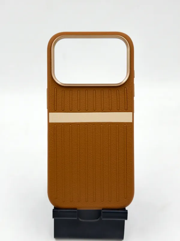Brown_Pu_Leather_Mobile_Back_Cover_Kickstand_Iphone_17_Pro_&_Pro_Max