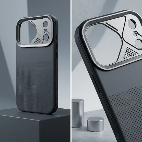 Grey_Tpu_Textured_Mobile_Back_Cover_Integrated_Kickstand_iPhone_17_Pro_
